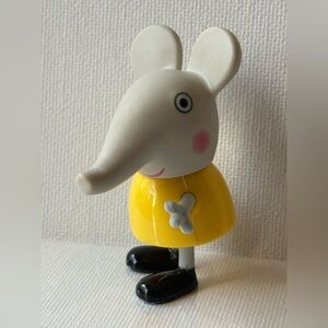 Peppa Pig Friends EMILY ELEPHANT Figure Yellow Dress 2.5” Jazwares cake topper